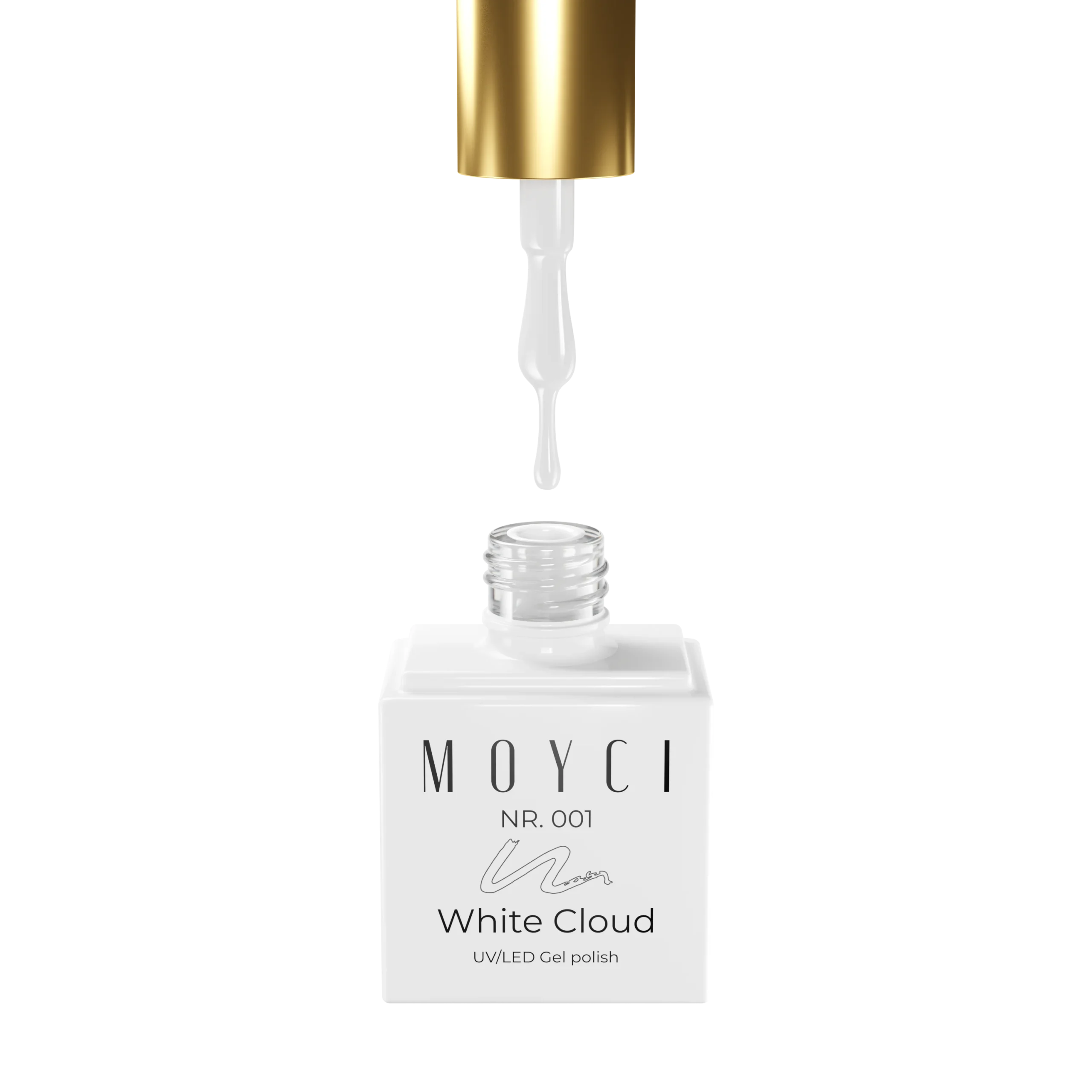 Moyci White Cloud Lakier hybrydowy 6 ml – 001 Moyci White Cloud Lakier hybrydowy 6 ml – 001