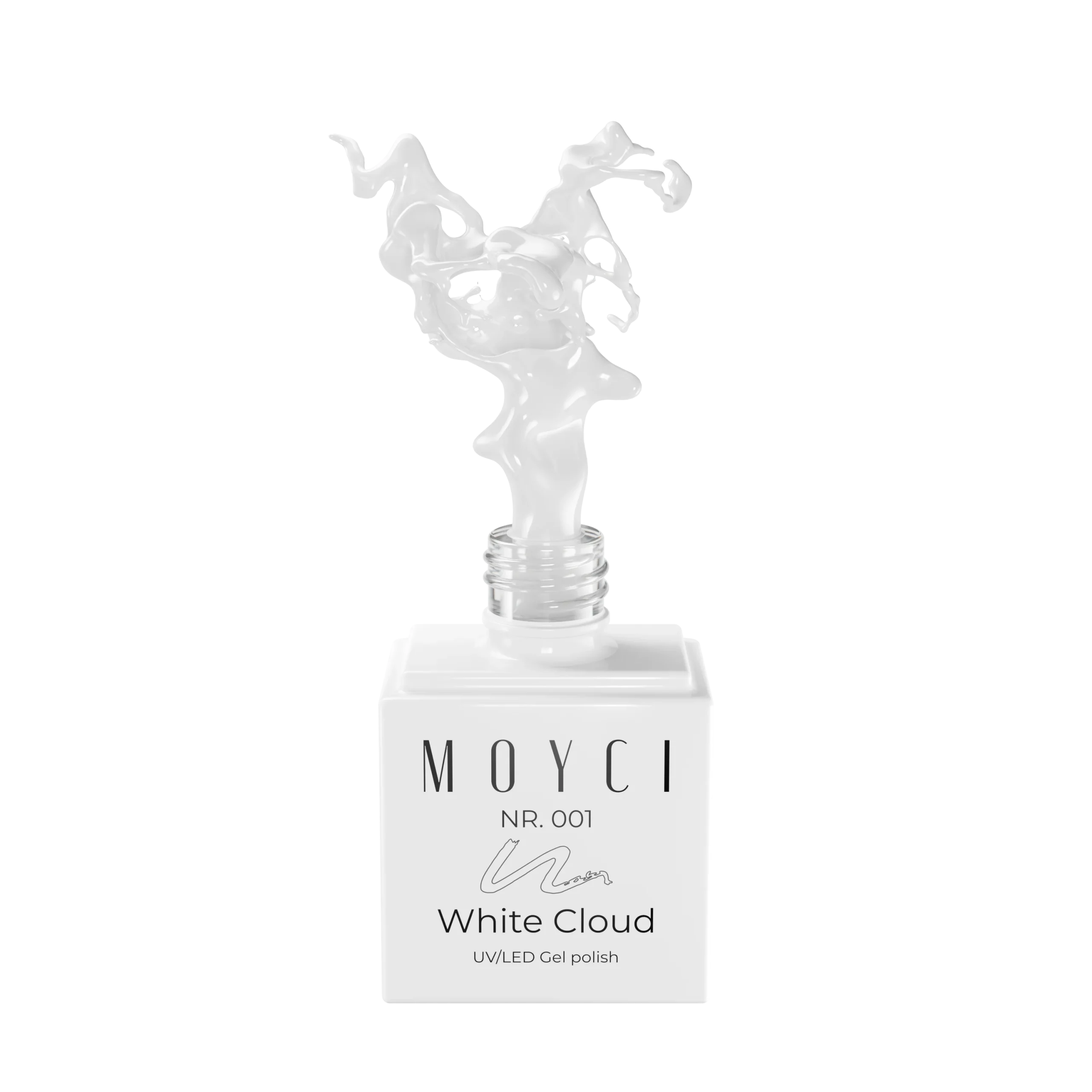 Moyci 001 Moyci White Cloud Lakier hybrydowy 6 ml – 001