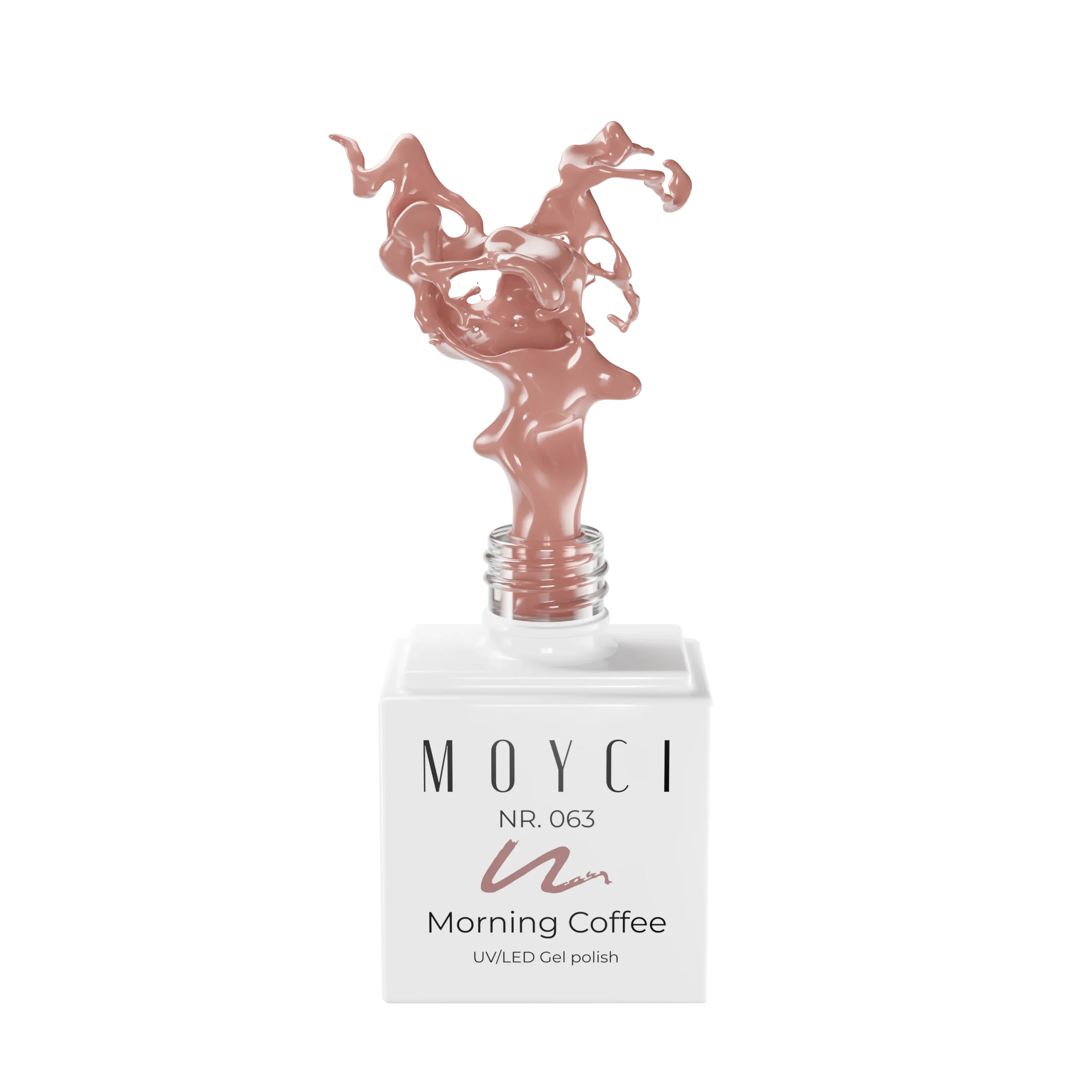 Moyci Morning Coffee Lakier hybrydowy 6 ml – 063 Moyci Morning Coffee Lakier hybrydowy 6 ml – 063
