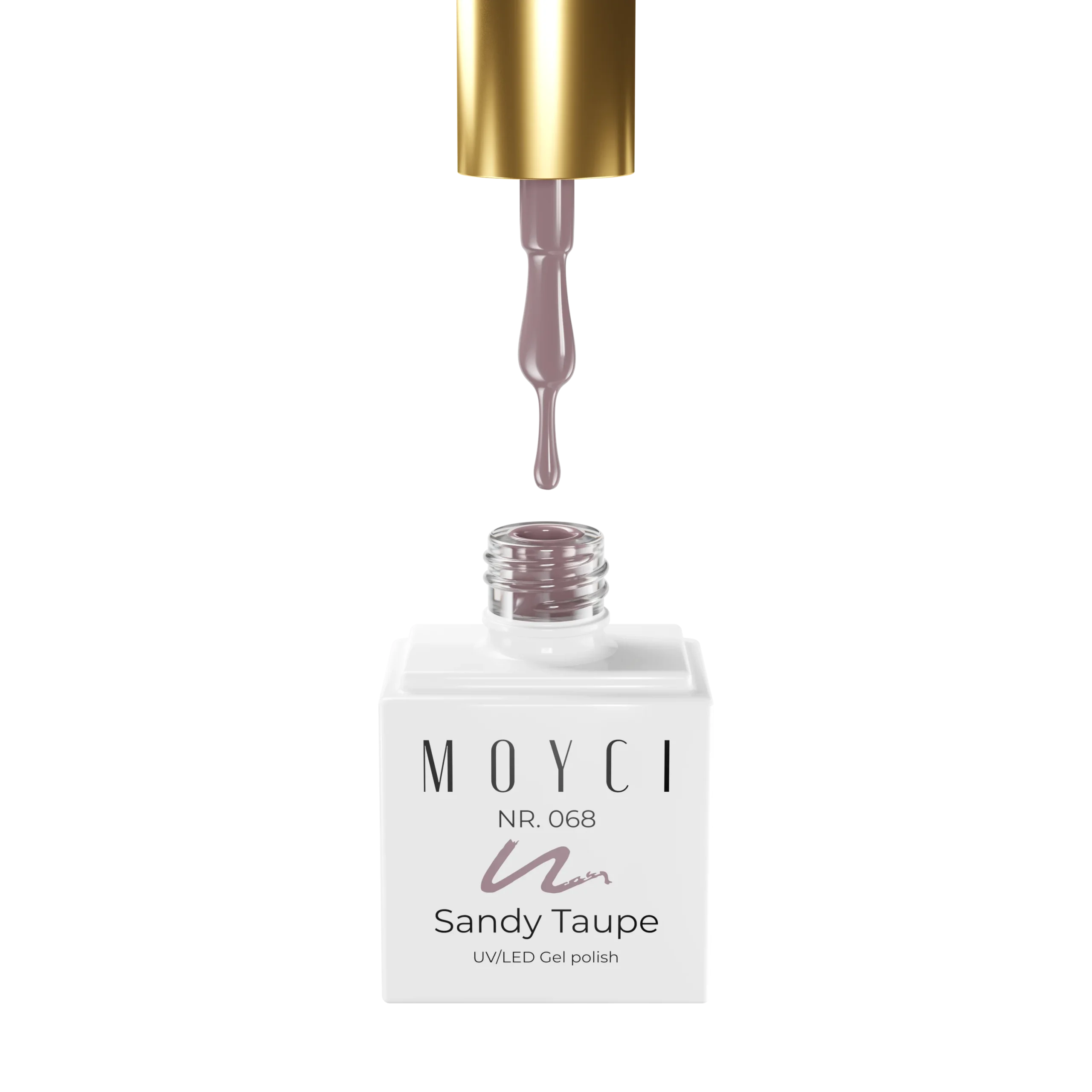 068-pedzelek Moyci Sandy Taupe Lakier hybrydowy 6 ml – 068