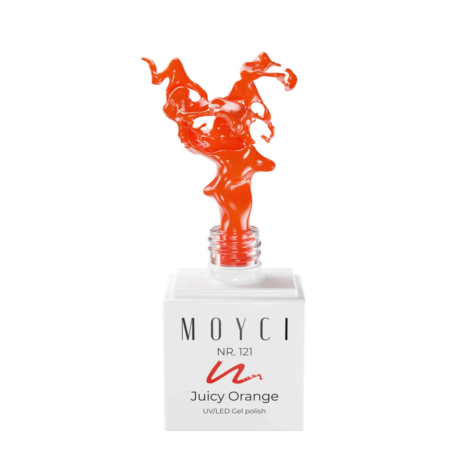 Moyci Juicy Orange 121 Moyci Juicy Orange Lakier hybrydowy 6 ml – 121