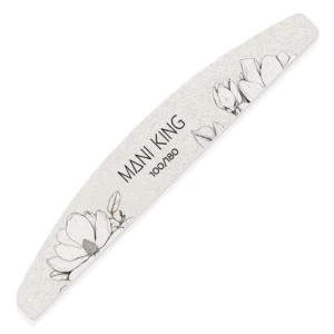 MANI KING Mineralny Pilnik do paznokci FLORA PÓŁKSIĘŻYC 100/180 Standard