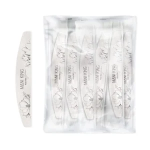 MANI KING Mineralny Pilnik do paznokci FLORA PÓŁKSIĘŻYC 100/150 Slim BEZPIECZNY PAKIET - 25 szt.