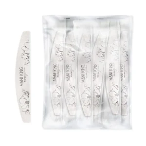 MANI KING Mineralny Pilnik do paznokci FLORA PÓŁKSIĘŻYC 150/180 Slim BEZPIECZNY PAKIET - 25 szt.