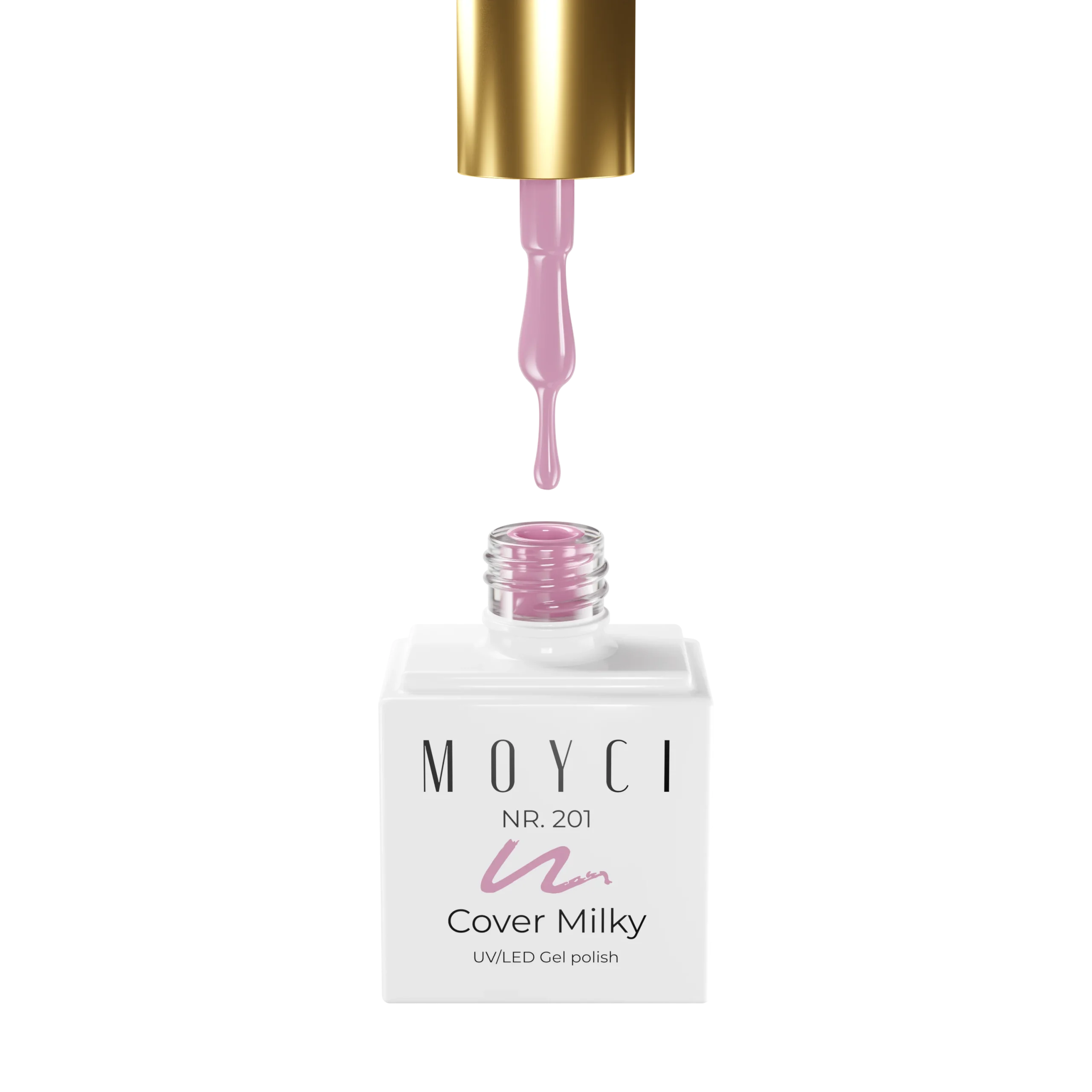 Moyci 201 Moyci Cover Milky Lakier hybrydowy 6 ml – 201