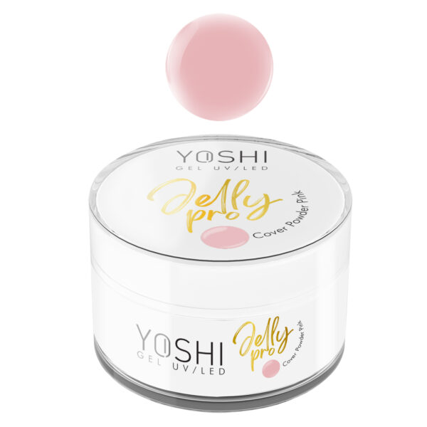 YOSHI Żel Budujący Jelly PRO Gel UV LED Cover Powder Pink 50 ml