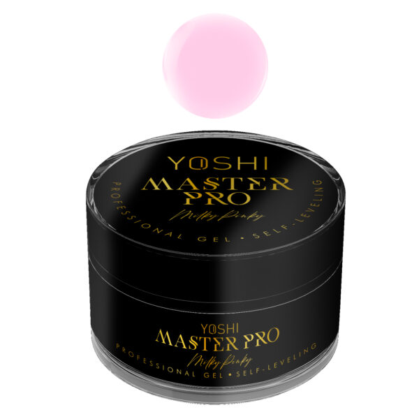 YOSHI Żel Samopoziomujący Master PRO Gel UV LED Milky Pinky 15 ml