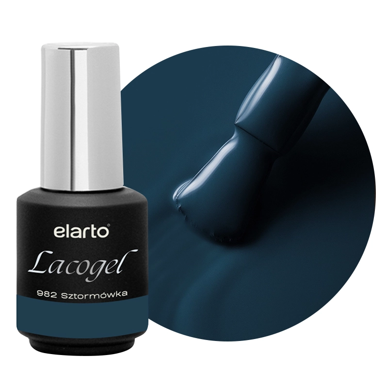 elarto Lakier hybrydowy blue Story 982 Sztormówka 7ml elarto Lakier hybrydowy blue Story 982 Sztormówka 7ml