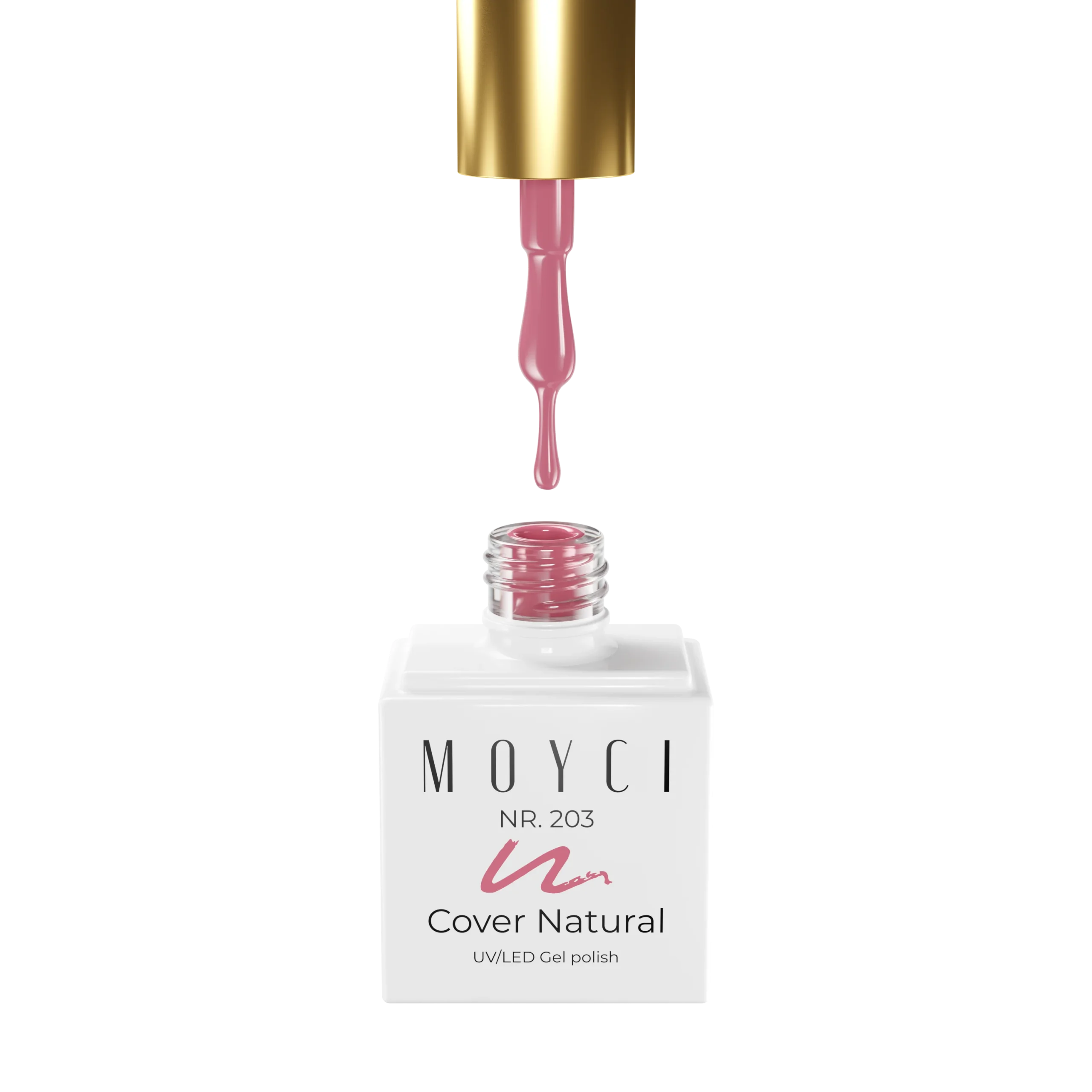 Moyci Cover Natural Lakier hybrydowy 6 ml- 203