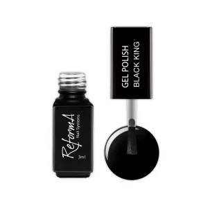Lakier Hybrydowy Reforma GP Black King, 3 ml