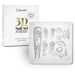 Formy silikonowe do ozdób 3D Nail Art Forms, nr.06 Clavier