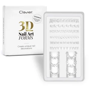 Formy silikonowe do ozdób 3D Nail Art Forms, nr.07 Clavier