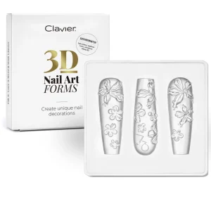 Formy silikonowe do ozdób 3D Nail Art Forms, 01 Clavier