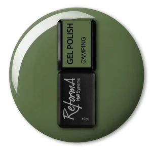 Zielony Lakier Hybrydowy Reforma GP Camping, 10 ml