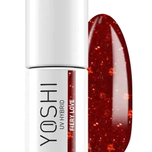 YOSHI Lakier Hybrydowy 612 Fiery Love UV Hybrid 6 ml