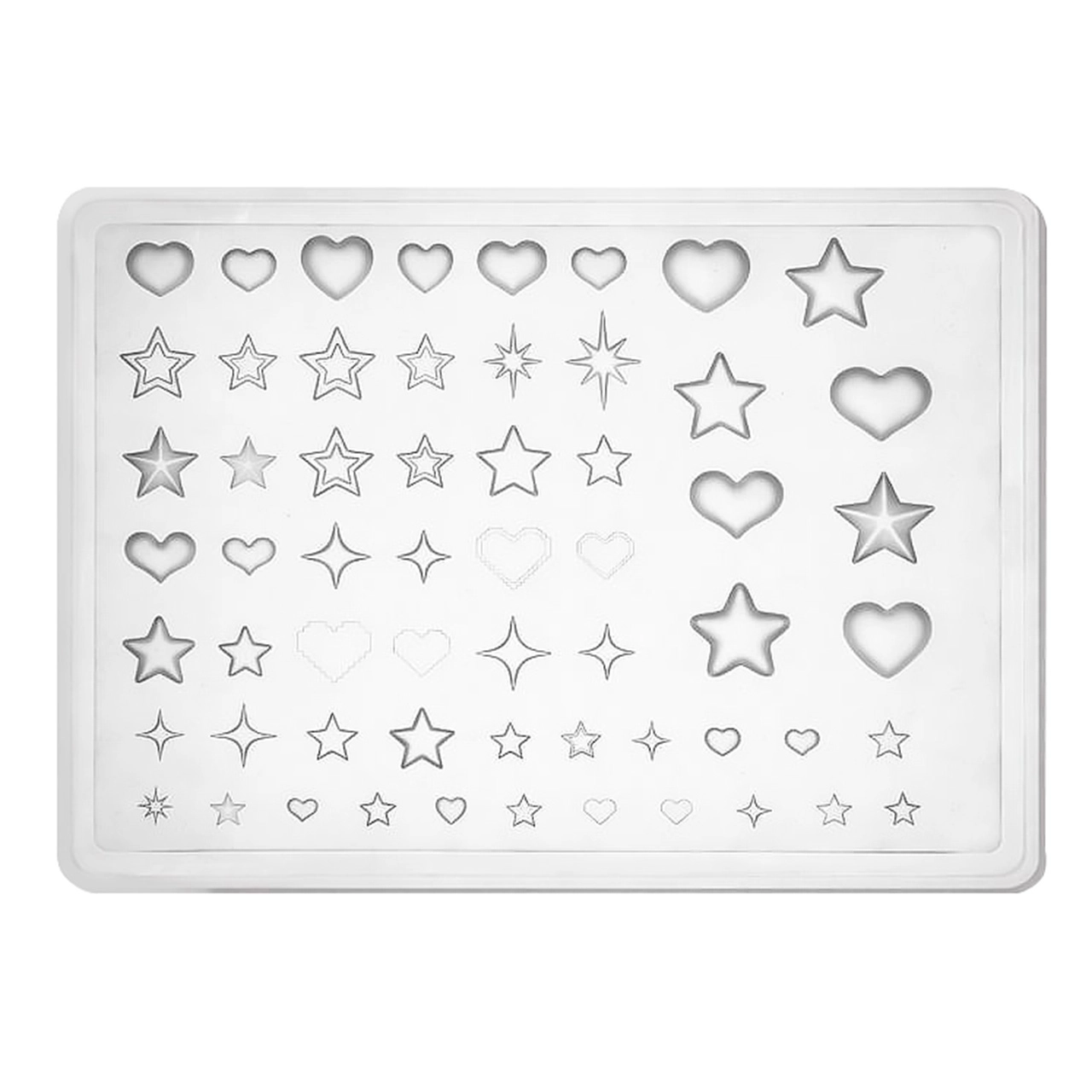 Formy silikonowe do ozdób 3D Nail Art Forms, nr.05 Clavier Formy silikonowe do ozdób 3D Nail Art Forms, nr.05 Clavier