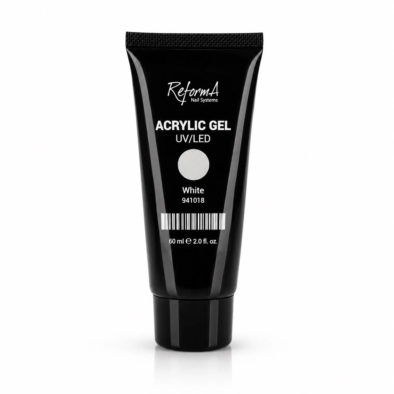 Reforma Acrylic Gel - White, biały, kryjący akrylożel, 60 ml Reforma Acrylic Gel - White, biały, kryjący akrylożel, 60 ml