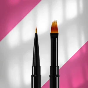 Pędzelek dwustronny Staleks Pro EXPERT liner 7 mm / do gradientu 11 mm