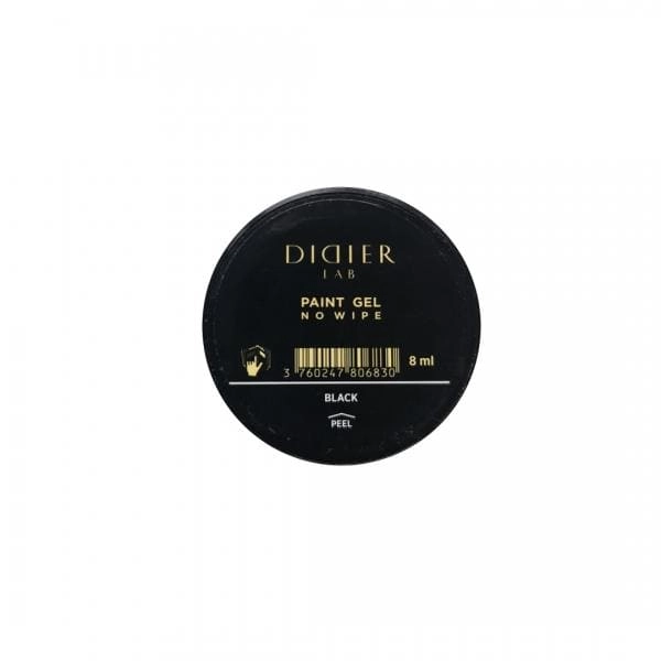 Paint gel No wipe "Didier lab", black, 8ml Paint gel No wipe "Didier lab", black, 8ml