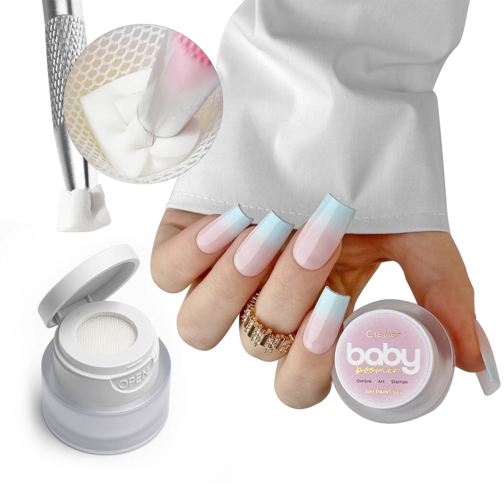 Clavier Baby Boomer żel 3w1 Ombre, Art, Stamps, P11 „Aquille”, 3g. Clavier Baby Boomer żel 3w1 Ombre, Art, Stamps, P11 „Aquille”, 3g.