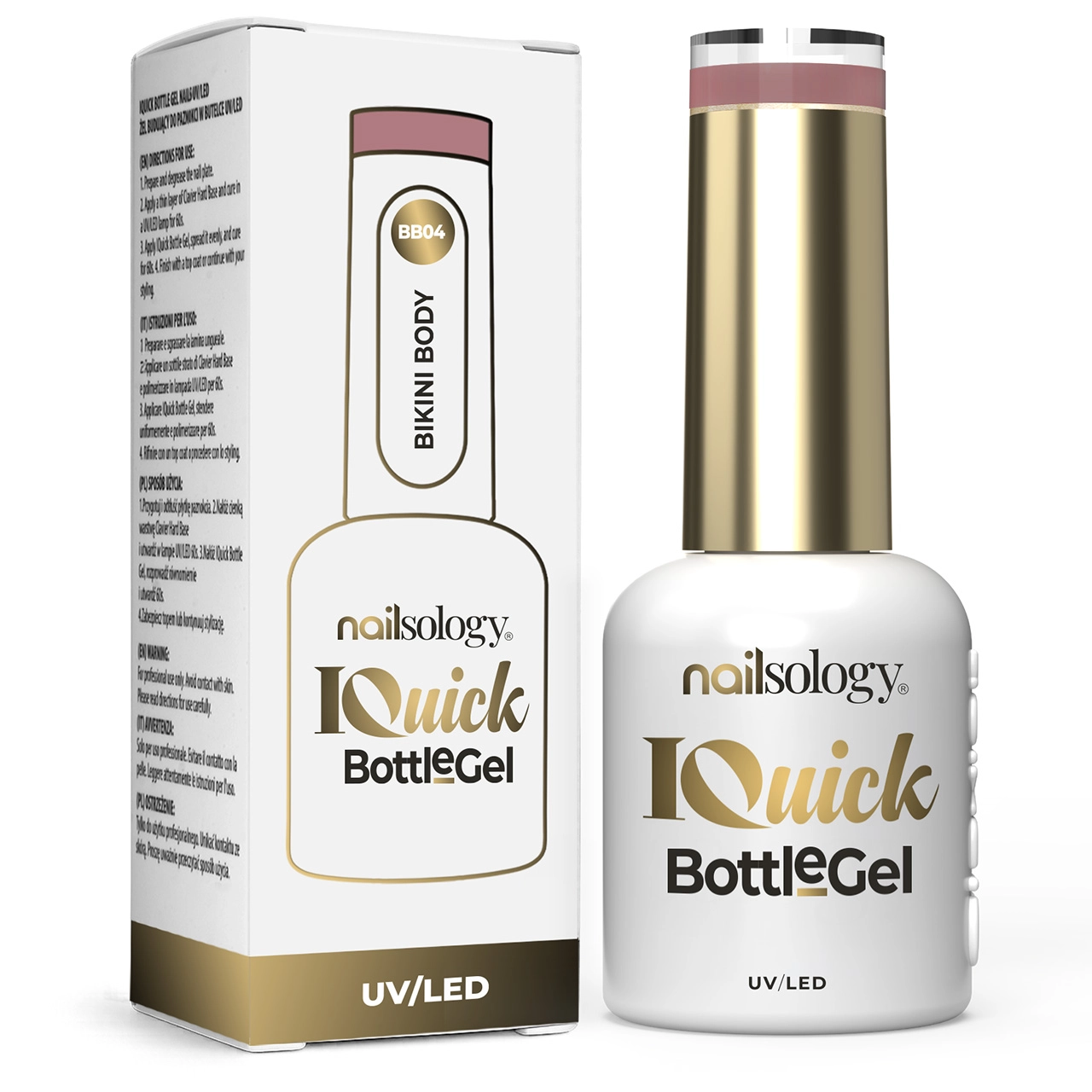 Clavier Bikini Body BB04 Żel budujący do paznokci w butelce 8ml Żel budujący do paznokci w butelce 8ml