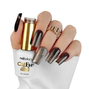 Lakier hybrydowy Nailsology Cat Eye Diva, C03 „Catte Late”, nails, manicure, 8ml