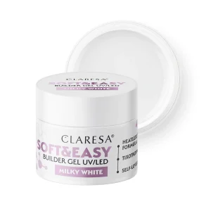 Claresa Żel budujący SOFT&EASY builder gel milky white 45g
