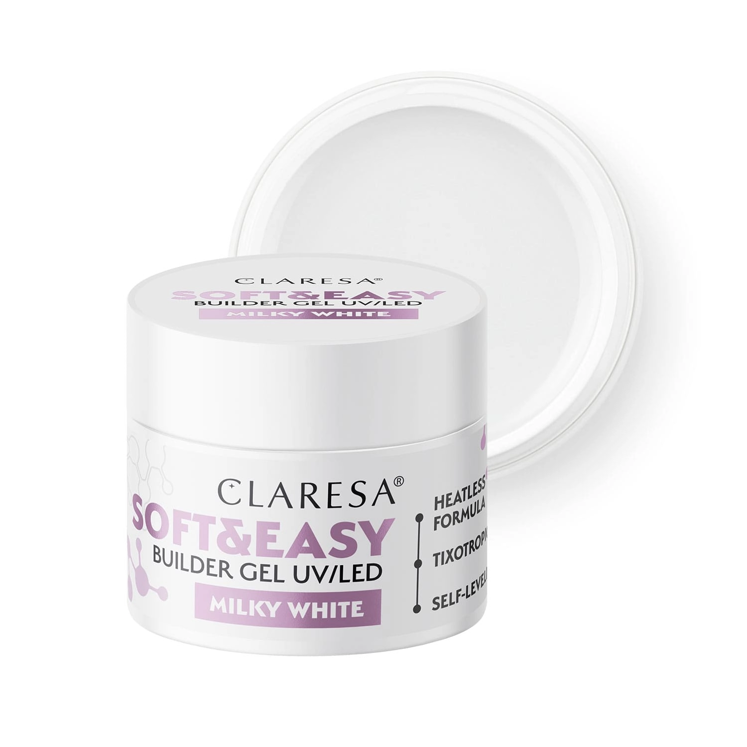Claresa-Zel-budujacy-SOFTEASY-builder-gel-milky-white-45g Claresa Żel budujący SOFT&EASY builder gel milky white 45g