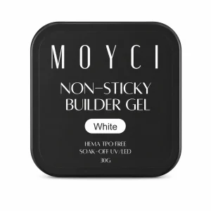 Moyci Non-Sticky Builder Gel WHITE – żel do zdobień 30g