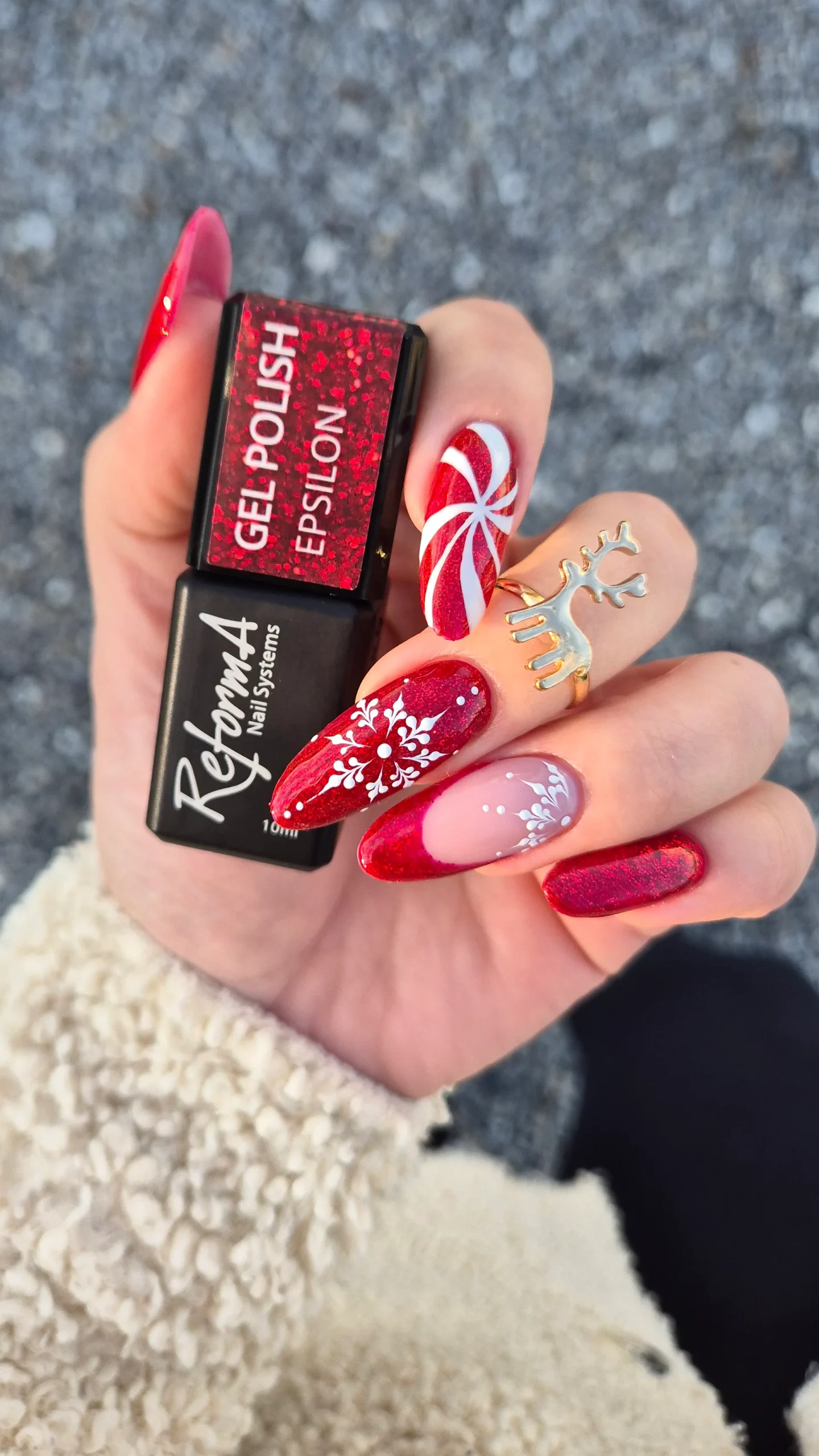 Epsilon__Ornament_Gel_White4 Reforma White Ornament Gel, biały żel do ornamentów, żel do zdobień 7 g