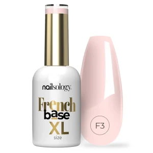 Kolorowa Baza Hybrydowa XL French Base Clavier Nailsology Lollipop, F3 – 15ml