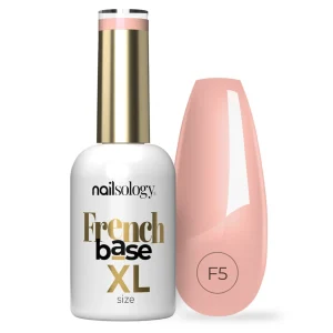 Clavier Nailsology Kolorowa Baza Hybrydowa French Base Biscuit XL F5 – 15ml