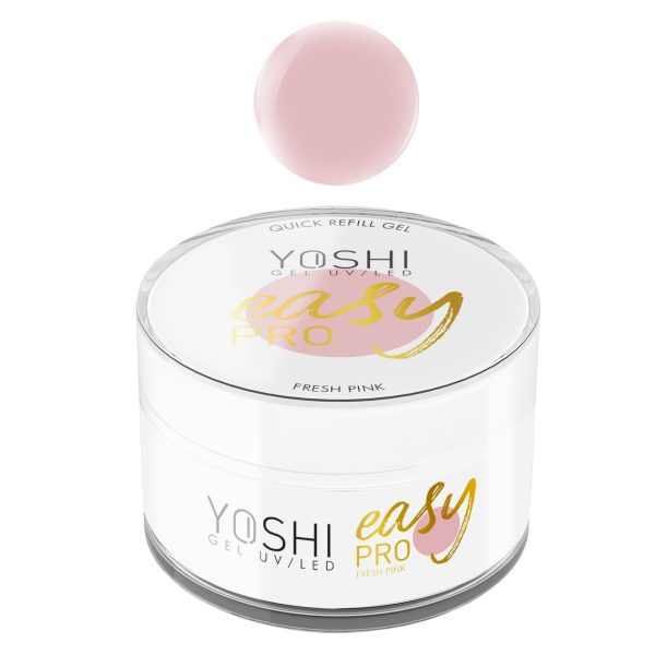 YOSHI Żel Easy PRO Gel UV LED FRESH PINK 15ml