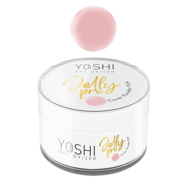 YOSHI Żel Budujący Jelly PRO Gel UV LED Cover Powder Pink 50 ml