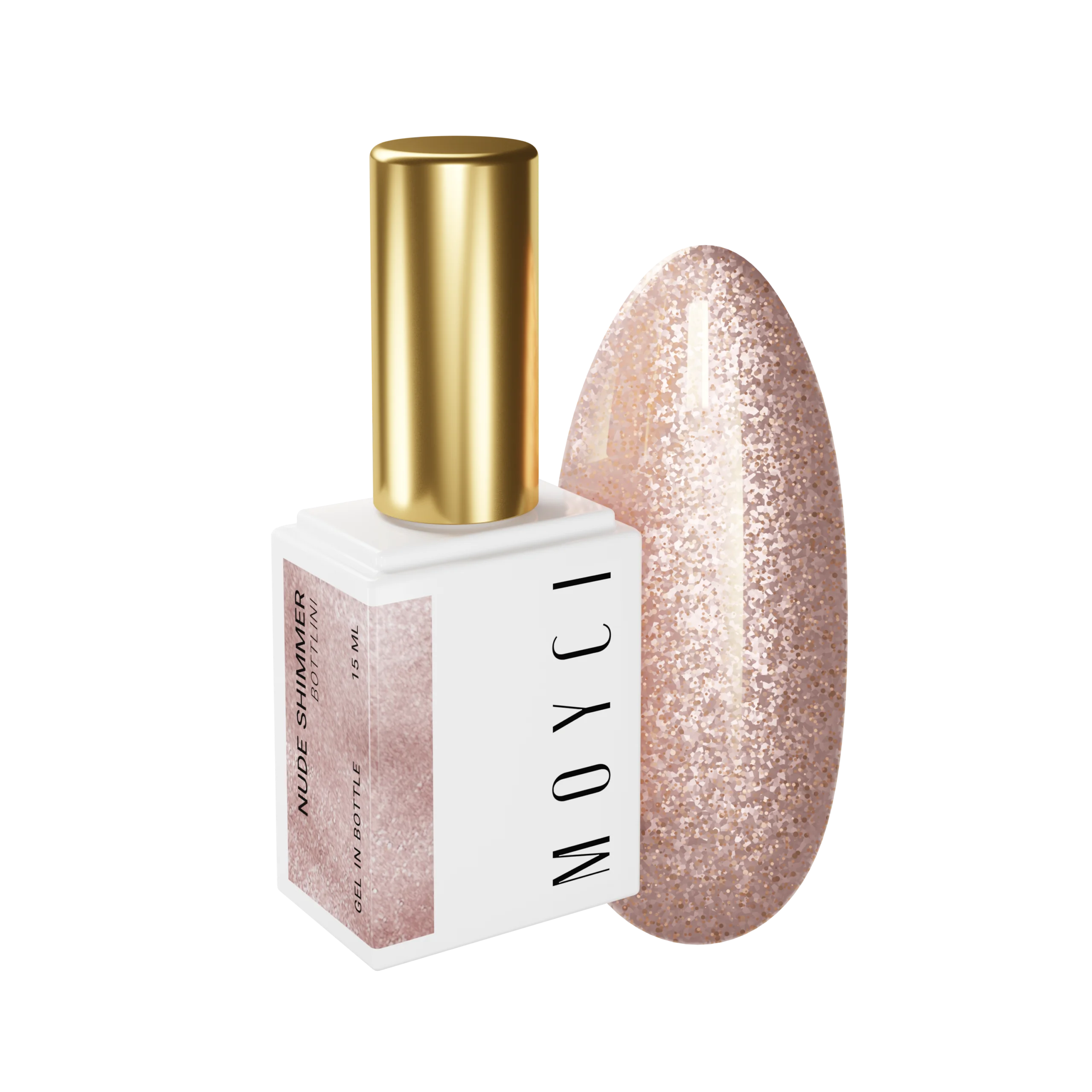Moyci Bottlini Gel NUDE SHIMMER – żel w butelce 15 ml Moyci Bottlini Gel NUDE SHIMMER – żel w butelce 15 ml