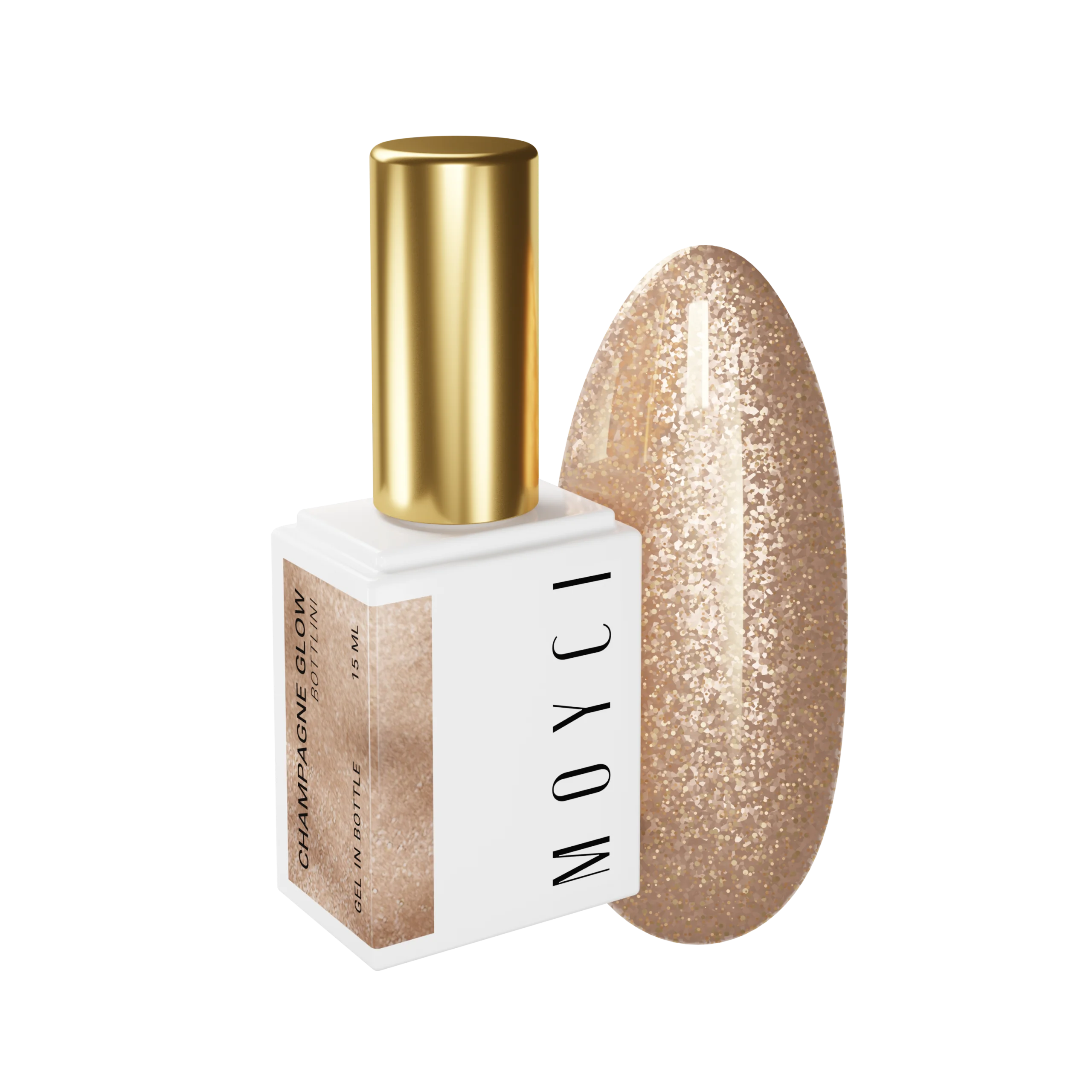 Moyci Bottlini Gel CHAMPAGNE GLOW – żel w butelce 15 ml Moyci Bottlini Gel CHAMPAGNE GLOW – żel w butelce 15 ml