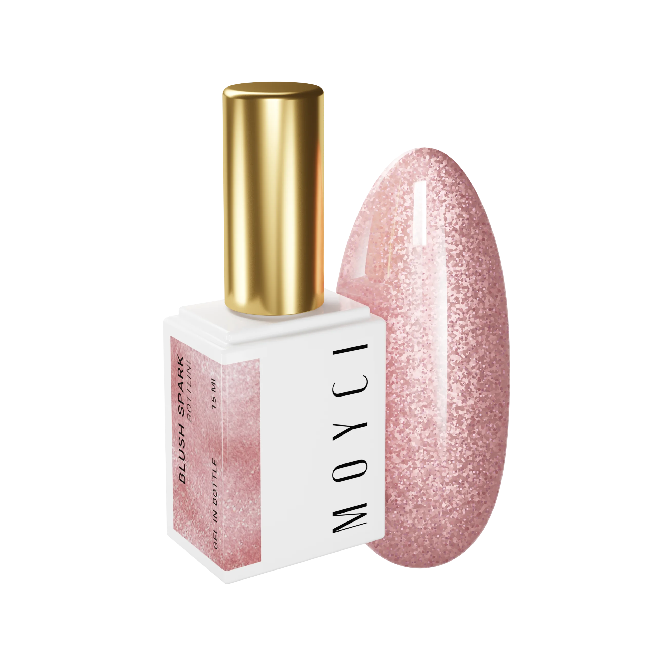 Moyci Bottlini Gel BLUSH SPARK – żel w butelce 15 ml Moyci Bottlini Gel BLUSH SPARK – żel w butelce 15 ml