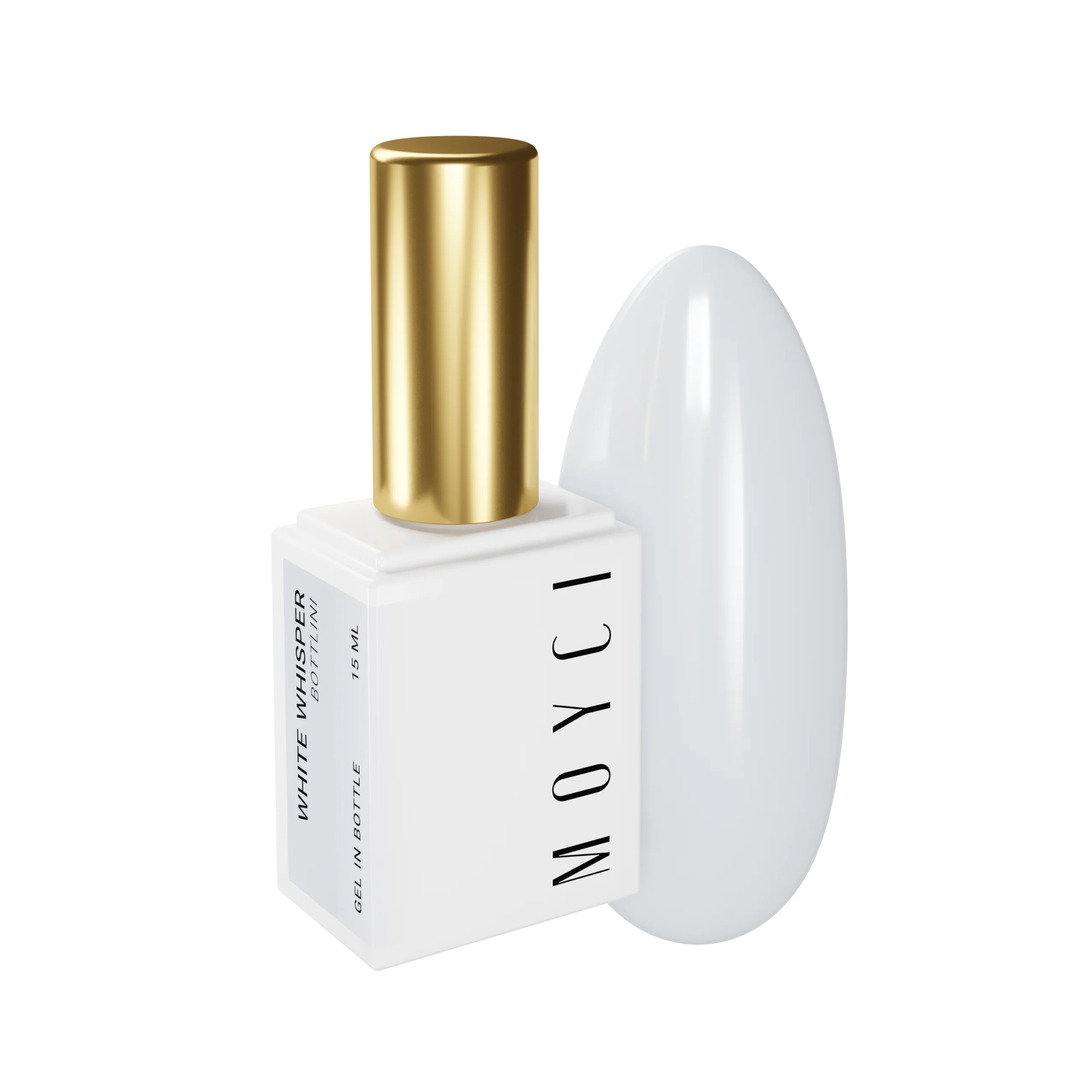 Moyci Bottlini Gel WHITE WHISPER – żel w butelce 15 ml Moyci Bottlini Gel WHITE WHISPER – żel w butelce 15 ml