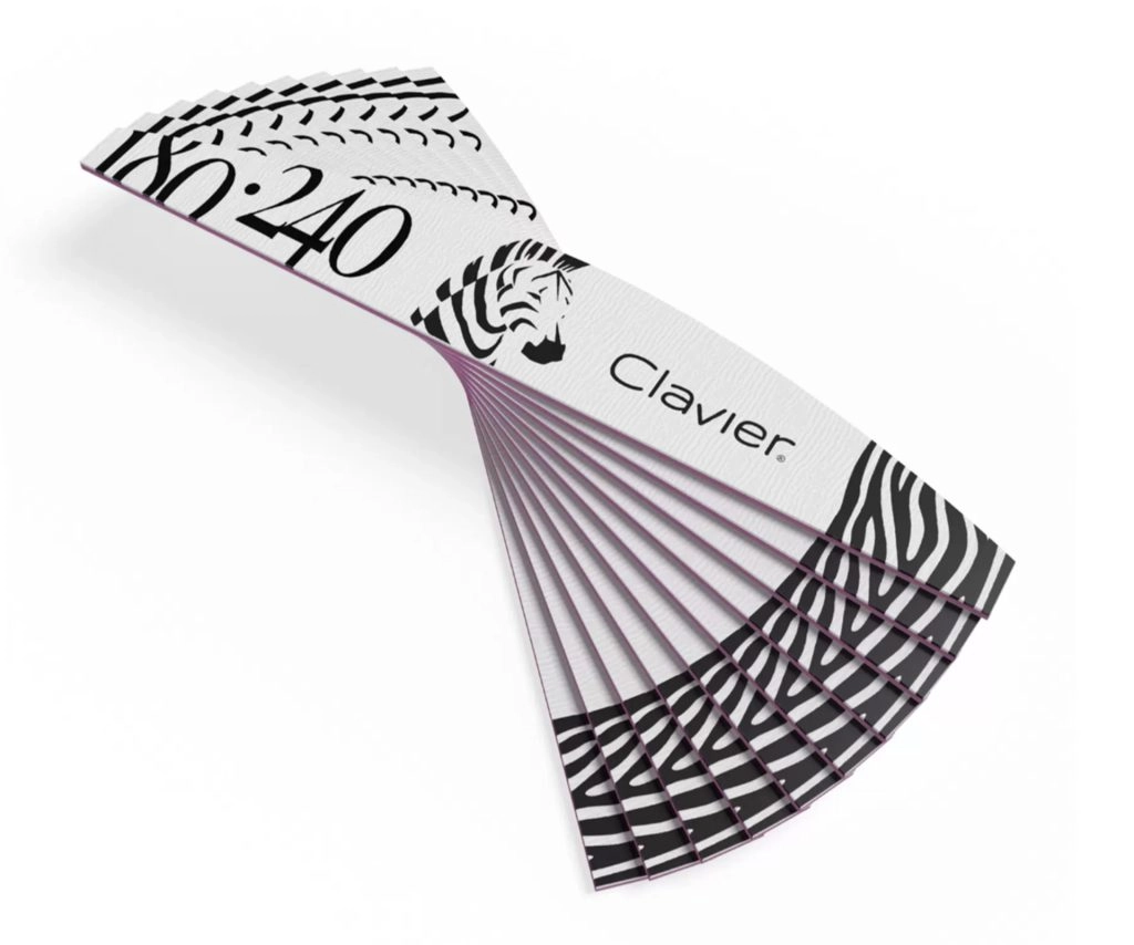 IMG_9782-1-1024x854 Pilnik do paznokci zebra łódka Clavier – 180/240, szary 10szt.