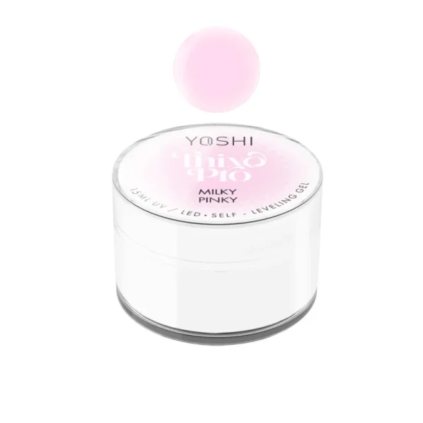 Żel z pamięcią cieczy do paznokci milky pinky