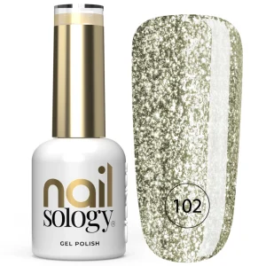 Lakier do hybryd do paznokci Clavier Nailsology – Cold&Gold – 102, 8ml
