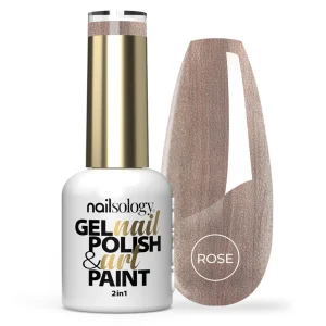 Lakier hybrydowy 2w1 Nailsology Gel Nail Polish & Art Paint, Rose Glamour, 8ml