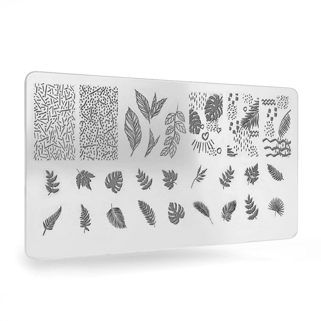 Naklejka-do-paznokci-samoprzylepne-Y111-glowne-1024x1024 Metalowa blaszka do stempli, płytka do paznokci, motyw liście, Clavier-04/Y111