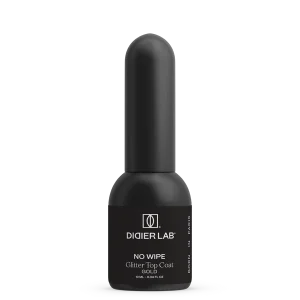 Top Coat No Wipe, Glitter Gold, Didier Lab, 10ml