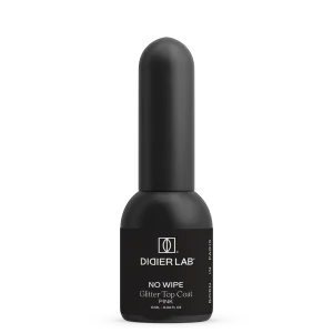 Top do paznokci No Wipe, Glitter Pink, Didier Lab, 10ml