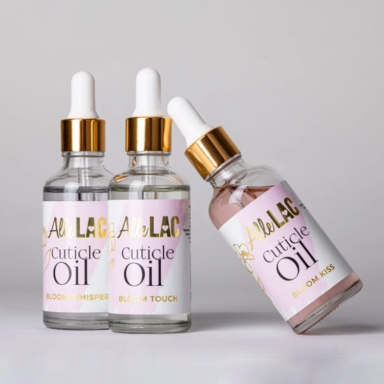 OLIWKA-ALLELAC-50ML AlleLac Oliwka do skórek z zakraplaczem o zapachu Bloom Touch 50 ml