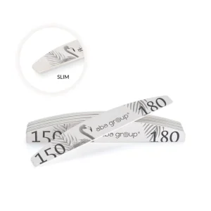 Aba Group Pilnik do paznokci PÓŁKSIĘŻYC 150/180 SLIM - FLAMING, 25 sztuk