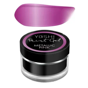 Metallic Pink żel do zdobień paznokci