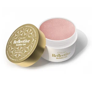 Refleksyjny żel budujący Clavier Reflectiv Builder Gel Flash & Shine, manicure, przedłużanie paznokci, Nude Glow 04, 30 g.