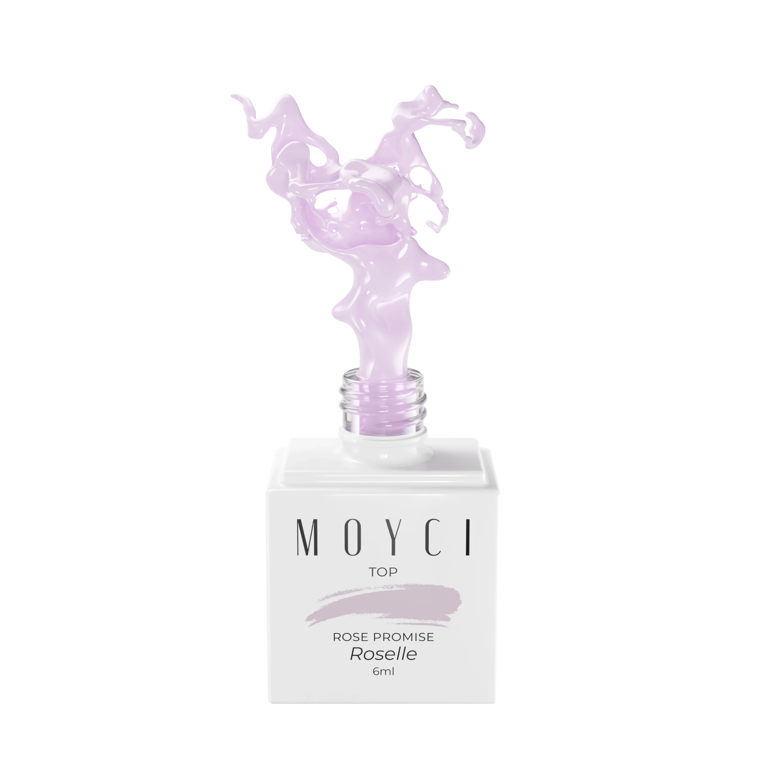 Moyci Top ROSE PROMISE Lakier nabłyszczający NO WIPE 6ml – Roselle Moyci Top ROSE PROMISE Lakier nabłyszczający NO WIPE 6ml – Roselle